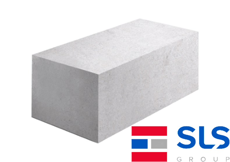 Газобетон Белорусский SLS D500 ровные грани 625х100х250 мм