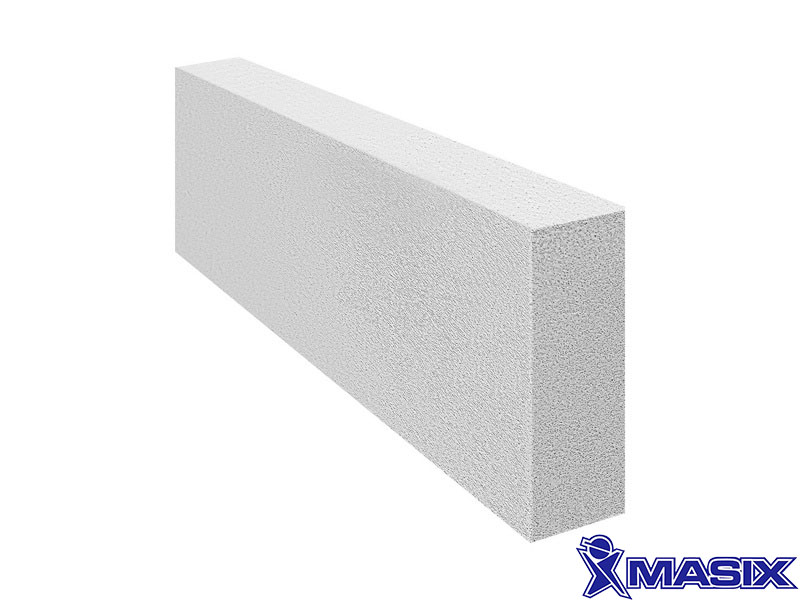 Газобетонные блоки Masix 625х100х250 мм