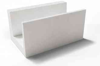 П(U) блок из газобетона D500 Poritep 500х300х250 мм