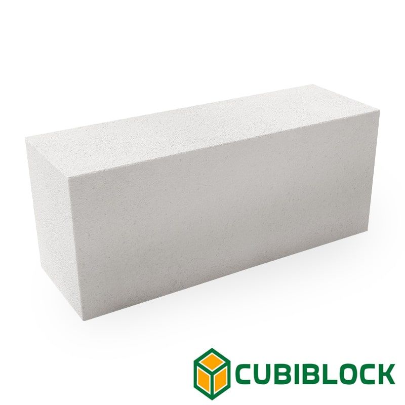 Газобетонный блок перегородочный Cubi Block D700 625х100х250 B3.5